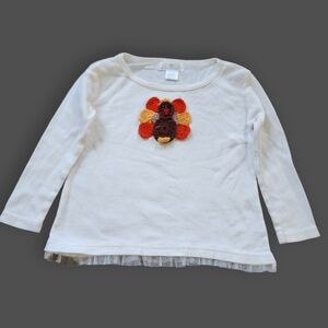 Crochet Turkey Tee, Kid's 12-18M